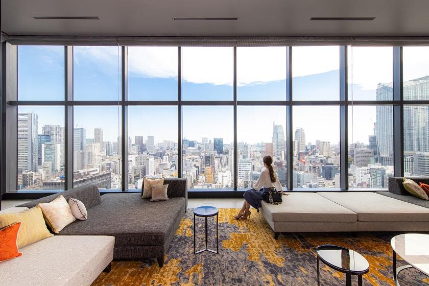 [No meals] All rooms are on high floors above the 19th floor & 5 minutes walk from JR Shinbashi Station! Perfect location for sightseeing and business