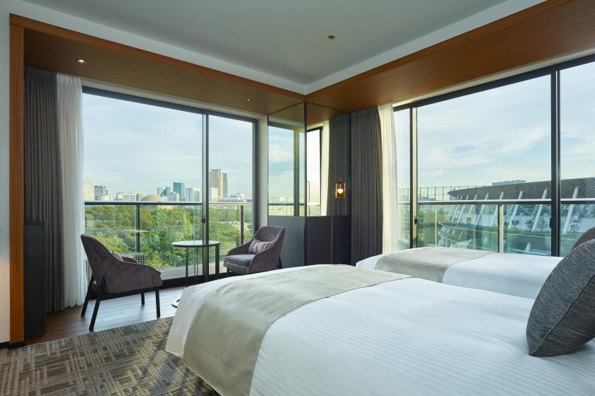 [Limited to 2 rooms per day] ReFa Room Deluxe Twin (with balcony)