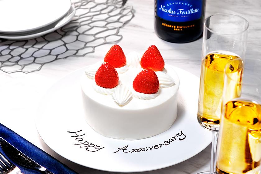 Recommended for anniversaries! A plan with a full bottle of champagne and a gift of your choice ～Suite～