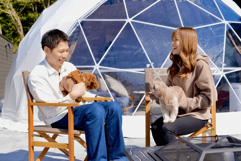 Pet dog OK! Deluxe room [with open-air bath and tent sauna] *Vaccine certificate required