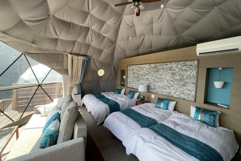 Executive Suite Asian Resort 7m Dome Tent Top Level (Overwhelming View)