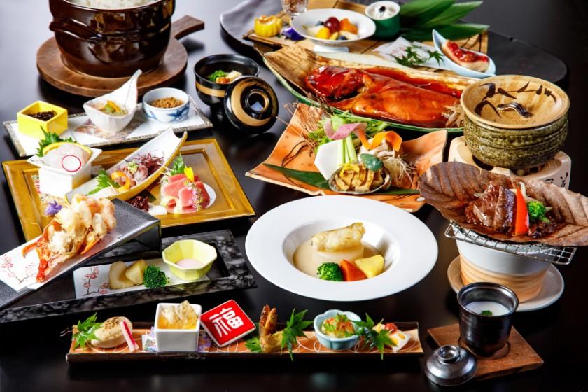 The highest grade, a special kaiseki meal, our proud alfonsino stew, and three main dishes to choose from. Breakfast is a Japanese-style set meal served at the restaurant.