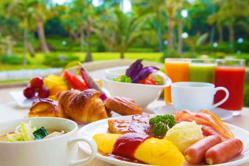 【最大３０％OFF！タイムセール】沖縄・宜野湾随一のホテル朝食ブッフェをお得に楽しむ＜朝食付＞