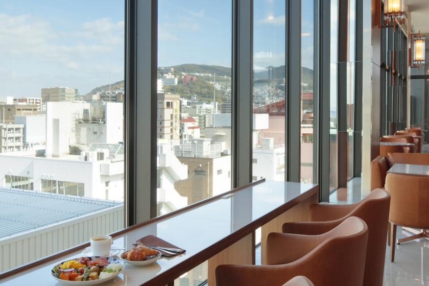 View bath twin overlooking the city of Nagasaki for a little reward stay (breakfast included)