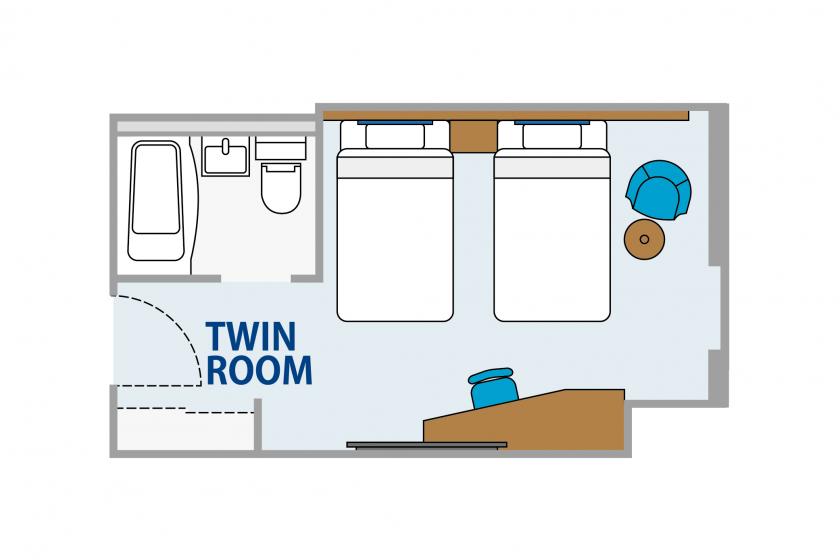 Non Smoking Twin Room (For 2 person)