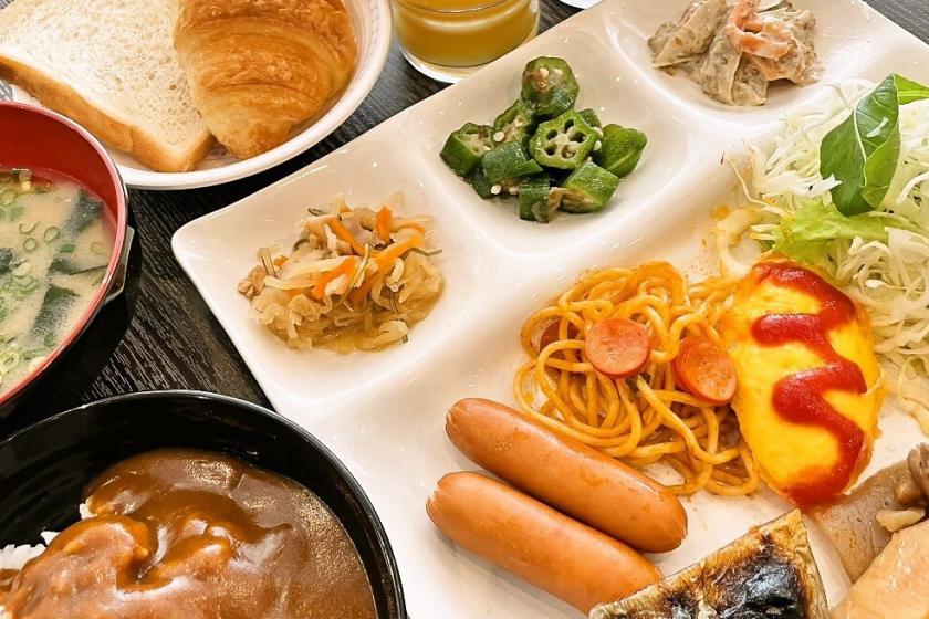【マンスリープラン】充実設備で長期滞在も快適☆展望浴場付ホテル＜朝食付＞