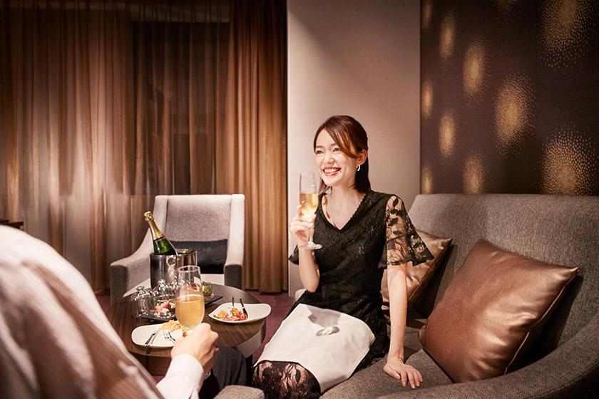 【幸福的酒店时光~奖励入住~】~配香槟&草莓~【含早餐】