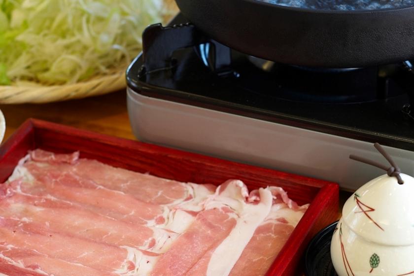[Introduced in local media] Superb Shirogane pork shabu-shabu course
