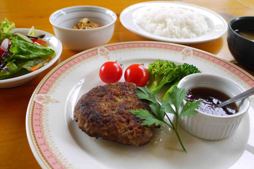 [Taste Iwate Prefecture beef] 100% Iwate beef hamburger set plan with 2 meals