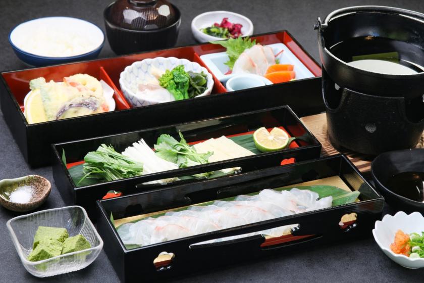 [Limited stay from March to June] Simple stay Dinner/Tai-shabu gozen <Dinner and breakfast included>