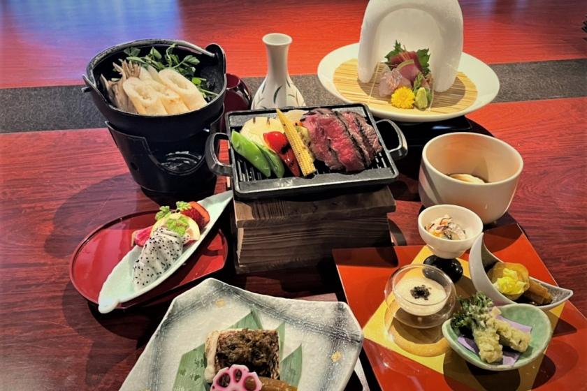 [WEB payment] Enjoy the luxury of Akita ☆ Manyo Akita beef and local cuisine plan (dinner and breakfast included)