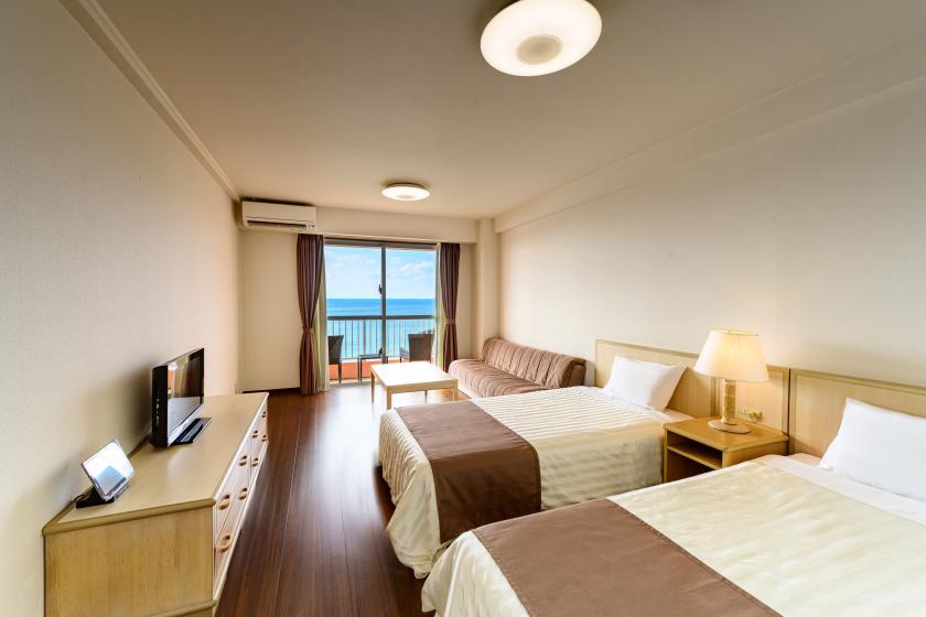 [Harbor Wing] Twin room (33 square meters / with terrace) <Ocean view>