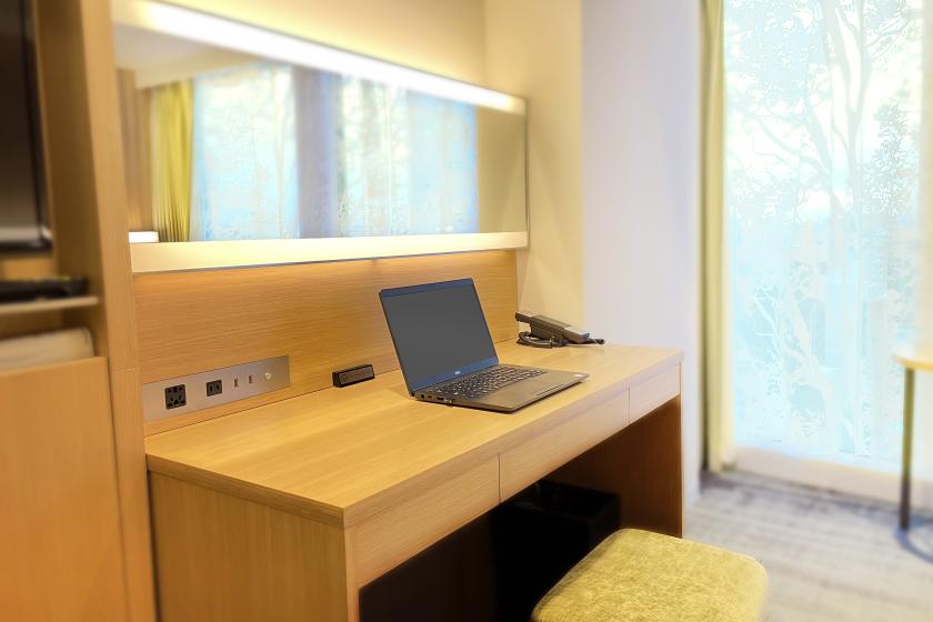 [Business support plan] Limited to 10 rooms per day. Twin room is advantageous for 1 person. Ideal for desk work [Room without meals]