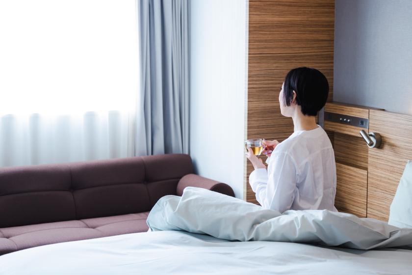 グッドナイトスリープルーム　～睡眠改善インストラクターがセレクトした「心地よい寝具環境」を再現した客室～/朝食付[W92]