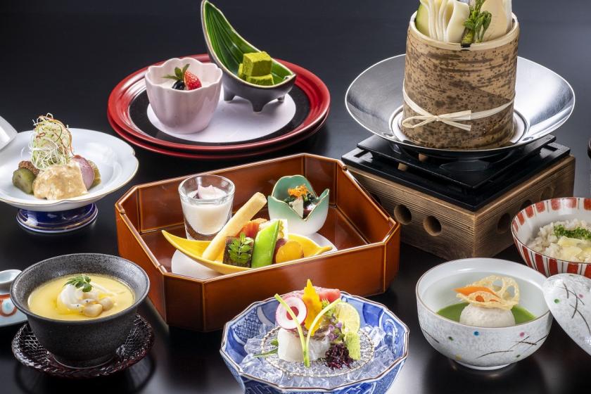 1 night with 2 meals [Feel free to enjoy the course ☆ Entry plan] ≪Japanese cuisine dinner≫