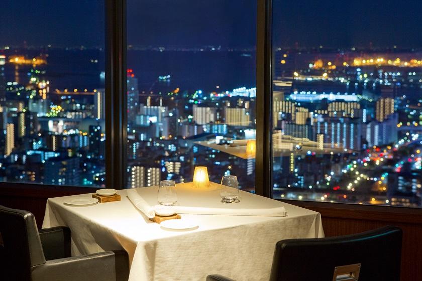 [Limited to 2 groups per day, guaranteed window seat] 36th floor Italian dinner included (2 meals included)