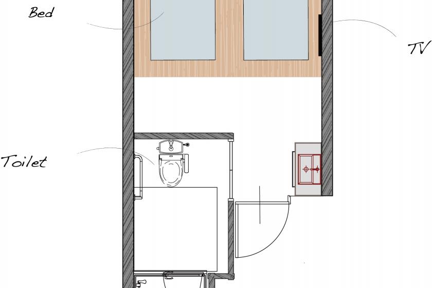 Standard Twin Room (with shower and toilet)