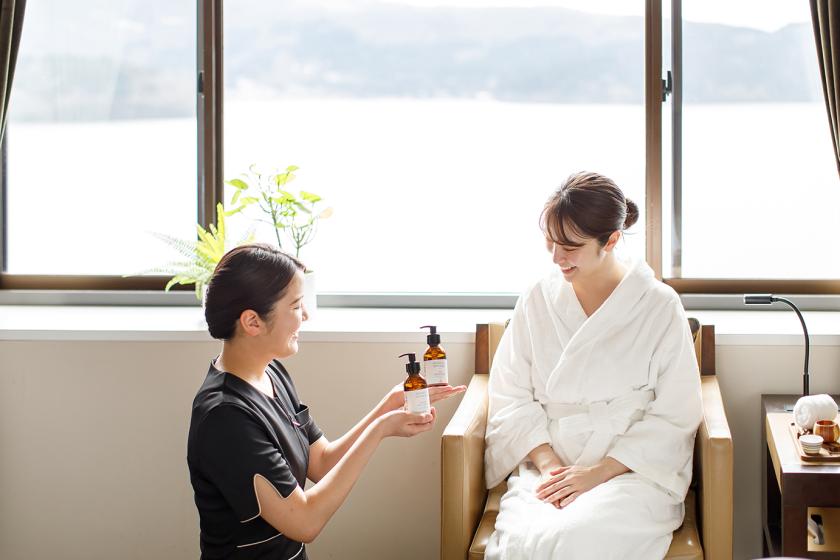 [Spa included] 45-minute body treatment "trial plan" dinner and breakfast included