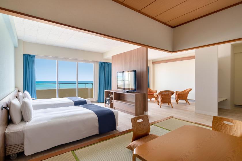 You'll definitely be captivated by Kumejima's beautiful sea, sandy beaches, and magnificent nature! Standard rate plan (breakfast included)