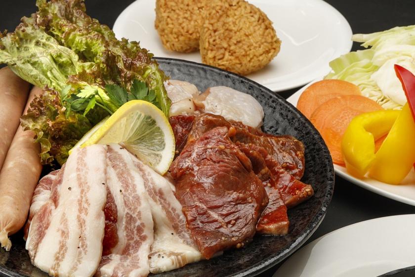 ■BBQ奉行スタンダードセット付き宿泊プラン（平日）■夕食は京都タワー屋上でBBQ！～朝夕食付き～
