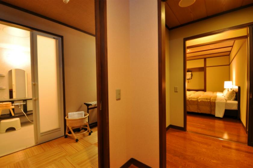 [Non-smoking] Showakan barrier-free room ◇Western-style twin room 40㎡