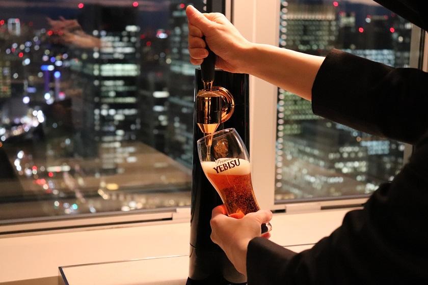 【高層階コーナールームでお部屋飲みを満喫♪】泡にこだわるビールサーバー体験＆東京駅お買い物・ご飲食に使える2,000円分利用券付(朝食付)