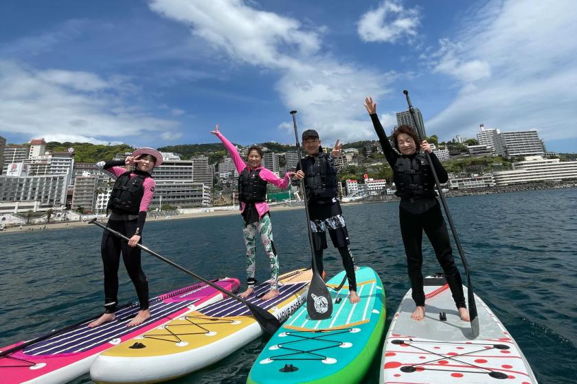 Enjoy the sea of Atami with SUP plan <Breakfast included>