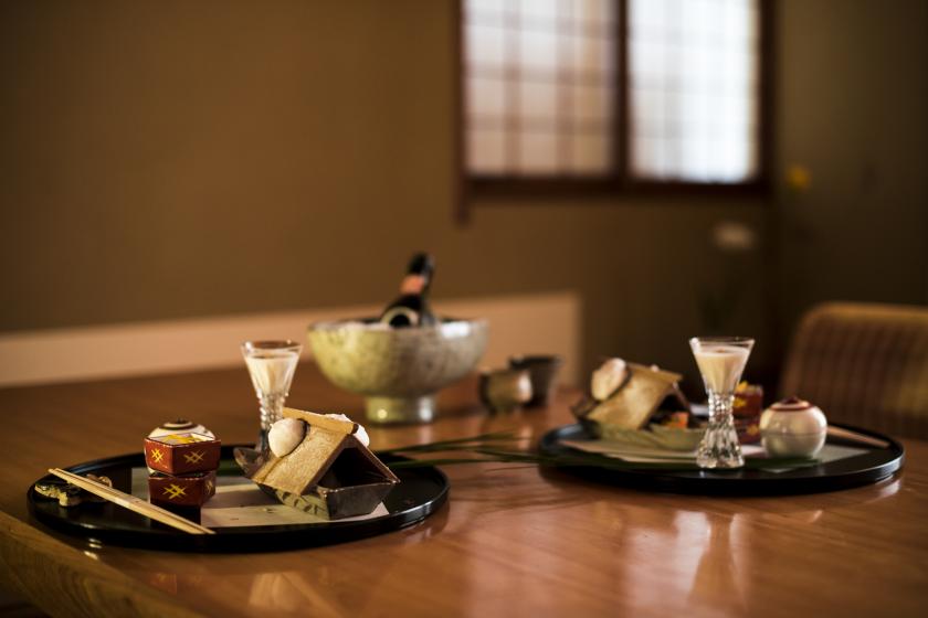 「和的私人住宅」[每月懷石料理]～櫻湯山修湯「附露天浴池的客房」的悠閒住宿～
