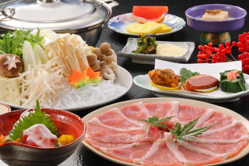 [Immerse yourself in the finest hot water] Standard / Enjoy famous hot springs and Yamagata specialties ♪ Choose dinner "Shabu-shabu" or "Genghis Khan"