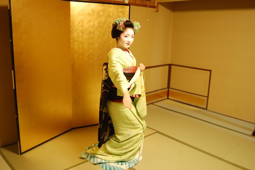 Limited to one group per day [Ozashiki experience with Geiko and Maiko] and Kyoto Kaiseki evening ~Special Kyoto experience~ *Non-Refundable Plan
