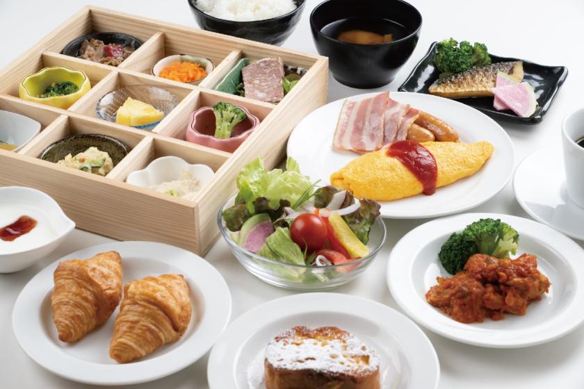 Breakfast and dinner include 2 meals [Wadaya's room service plan to enjoy in your room]