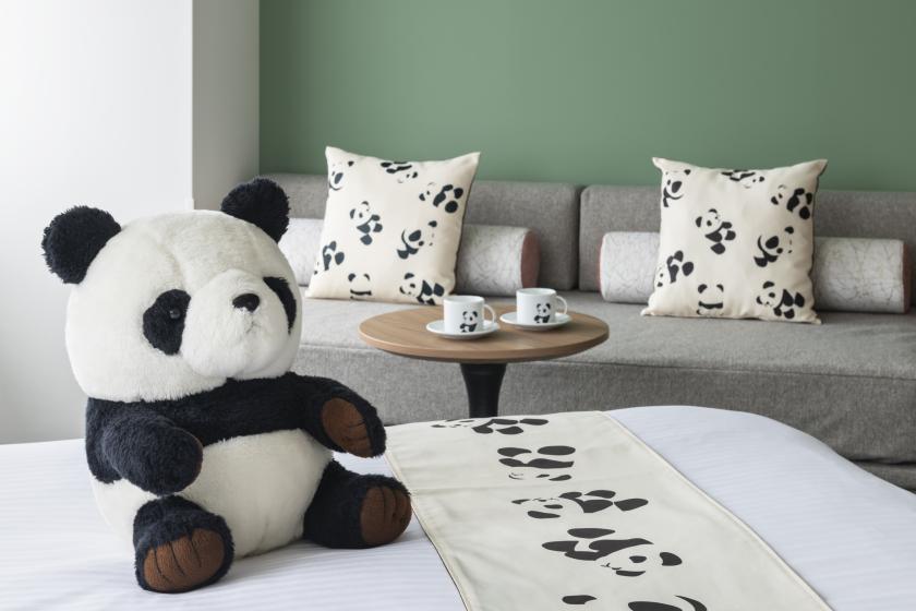 Panda Room with 3 panda items + breakfast original dessert <Breakfast included>