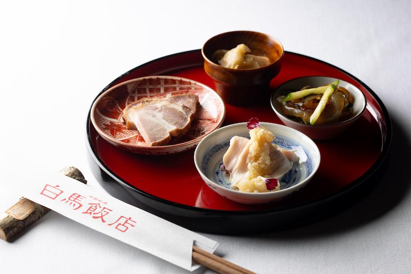 [Dinner starts at 19:30: Chinese cuisine Hakuba Hanten Standard Course] 2 meals per night with breakfast buffet
