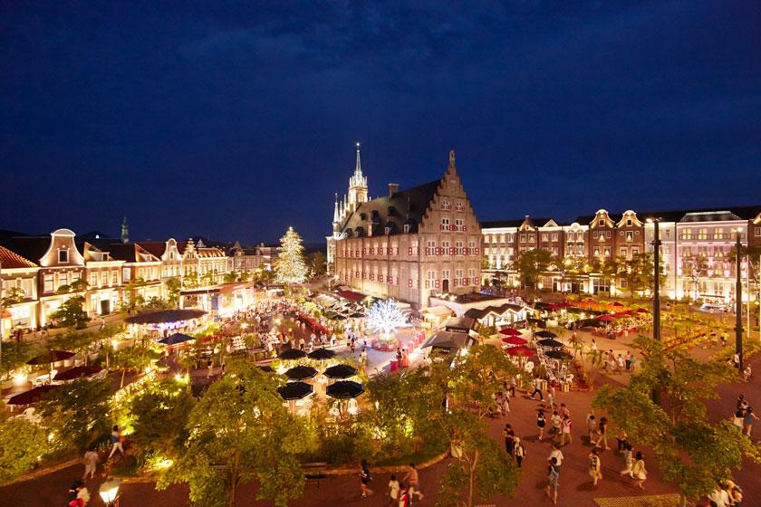 [With Huis Ten Bosch 1DAY passport] Let's go to the kingdom of flowers and light "Huis Ten Bosch"! It is advantageous with hotel and set♪Breakfast included