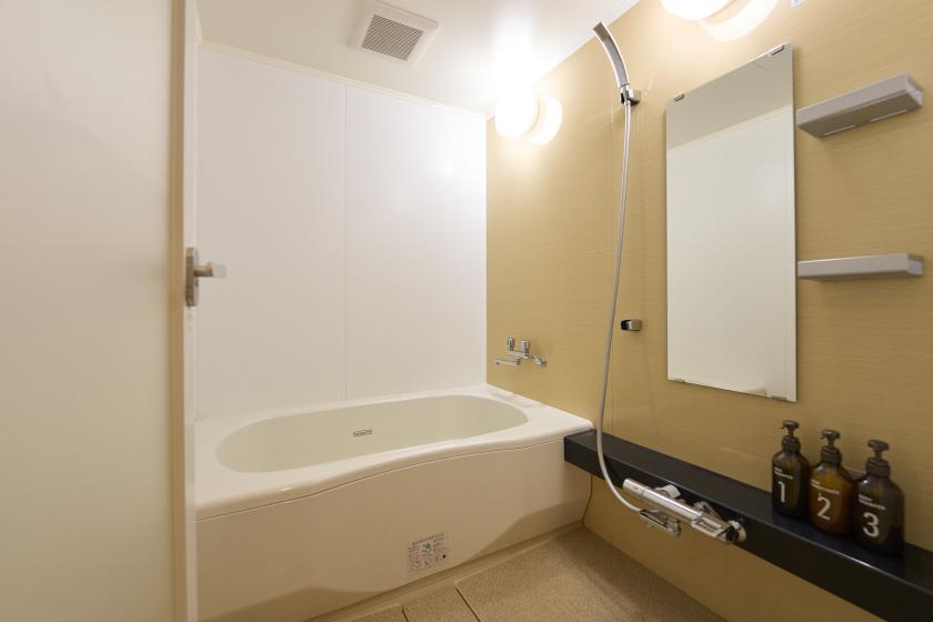 [禁煙]日西合璧式房間32平方米<床寬140cm/帶洗漱空間的浴室>