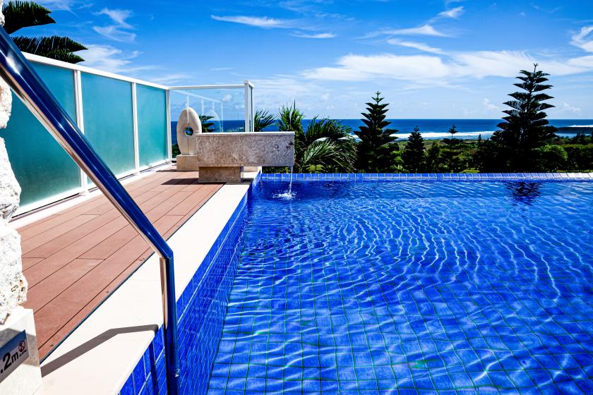 Ocean View Signature Suite Maisonette (2 Bedrooms) – with heated private pool, hydrotherapy hot tub and sauna