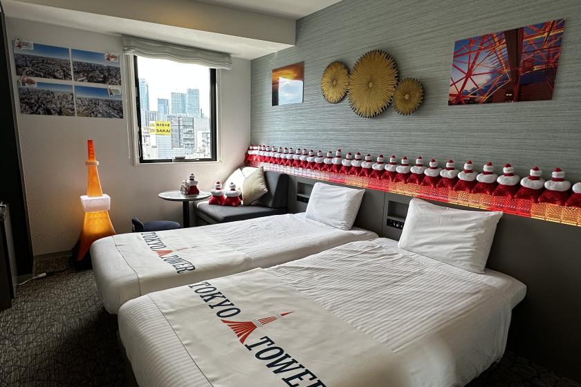 [Limited to 1 room per day] Stay in the Henn na Hotel x Tokyo Tower collaboration room! <No meal>