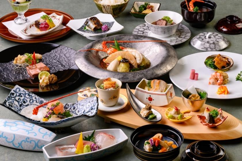 [Comes with spiny lobster, abalone, and Matsusaka beef] Savor Mie's 3 major delicacies special kaiseki plan (with dinner and breakfast)