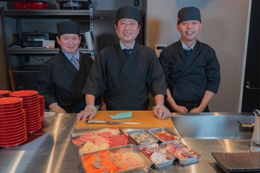 [Entire building reserved] Invite a visiting chef for dinner and enjoy conveyor belt sushi "Sushi Entertainment" **Request Reservation**