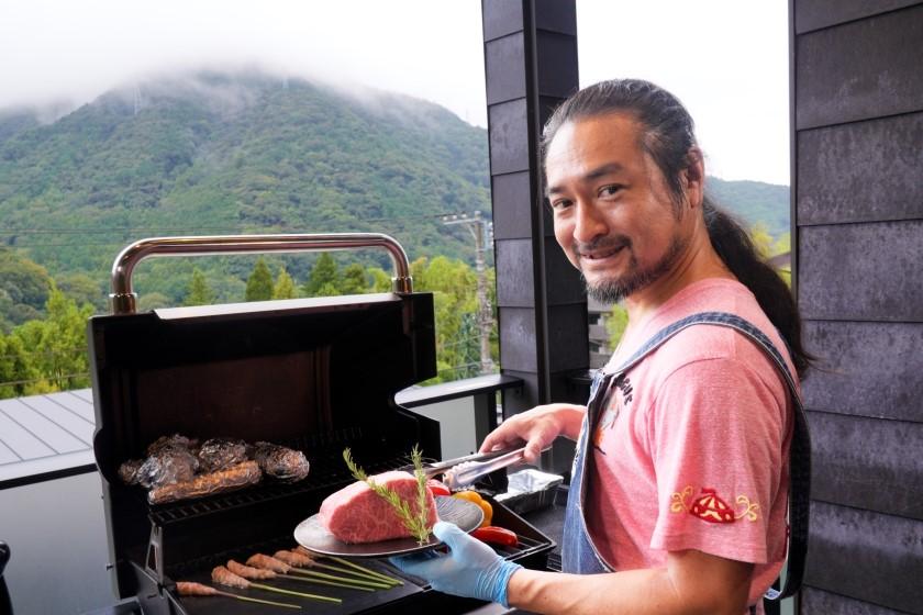 [Whole house charter] Call the BBQ master for dinner "Business trip BBQ plan (Muto BBQ master)" ** Request reservation **