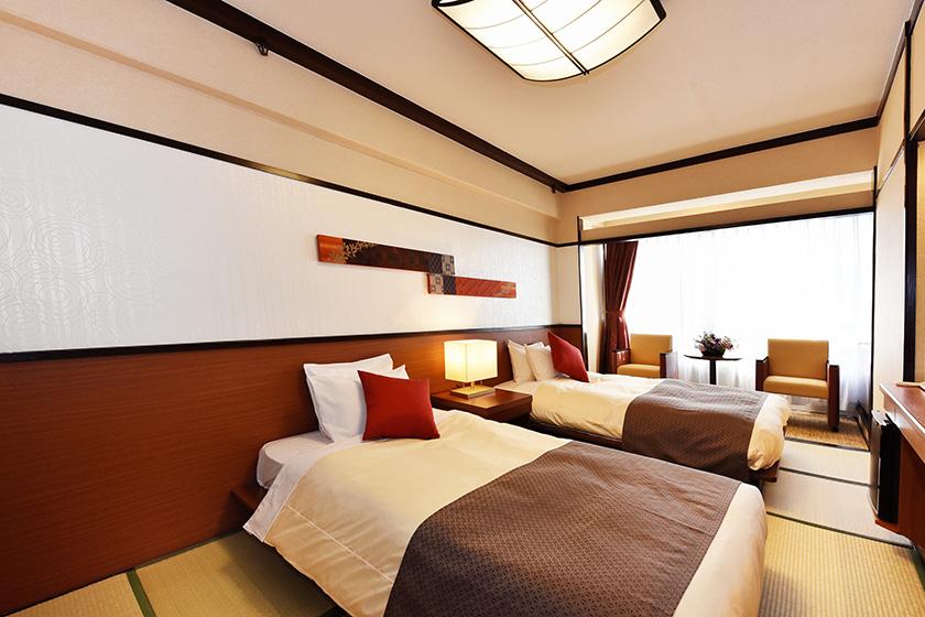 日式雙床房，附淋浴間，禁煙（約23平方公尺）