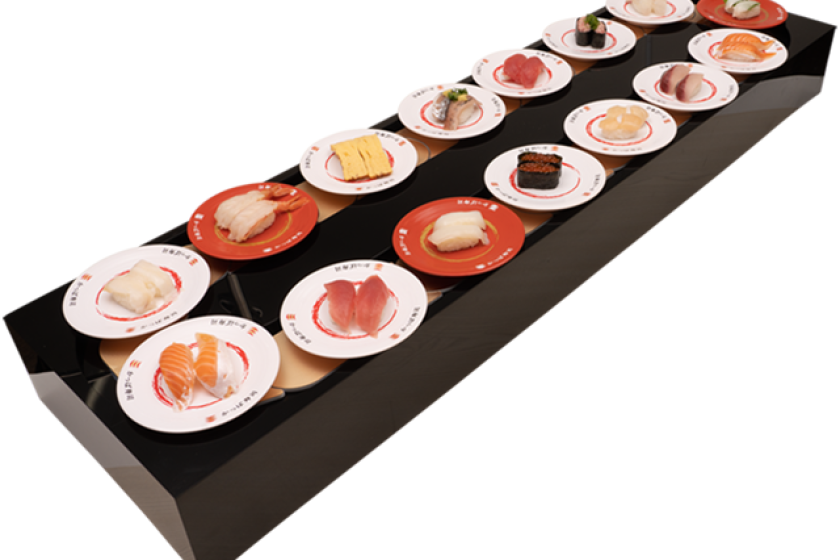 【京都首创！ ] 套房内寿司握寿司&传送带寿司体验计划<无早餐>