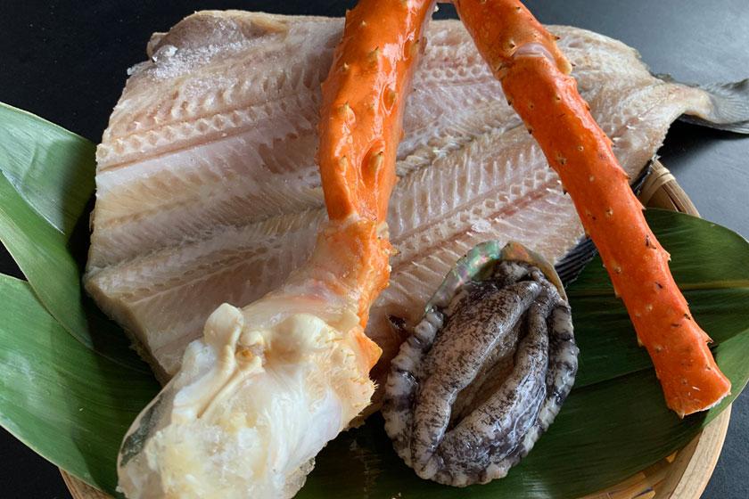 [Breakfast included / Upgrade] Unique to the port town of Hakodate! Enjoy fresh seafood grilled over charcoal♪ <A slightly luxurious breakfast experience>