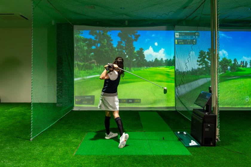 [Limited to one group per day] Plan with simulation golf experience <Breakfast included>