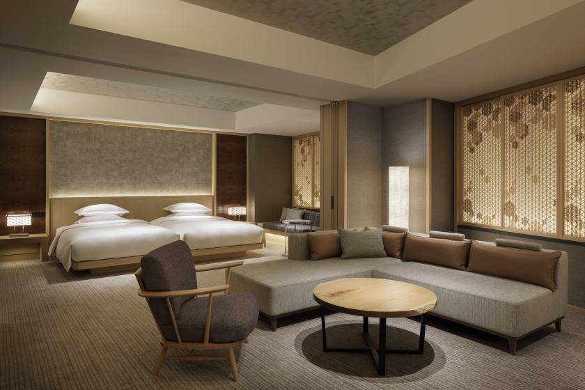 那古野スイート・ツイン 【禁煙】 83.2㎡/ベッド幅140cm【特別階特典付き】