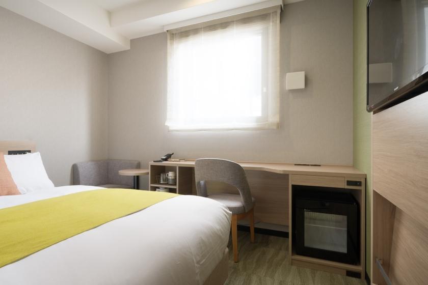 [Non-smoking/15㎡/Bed width 140] Double room (1 to 2 people)