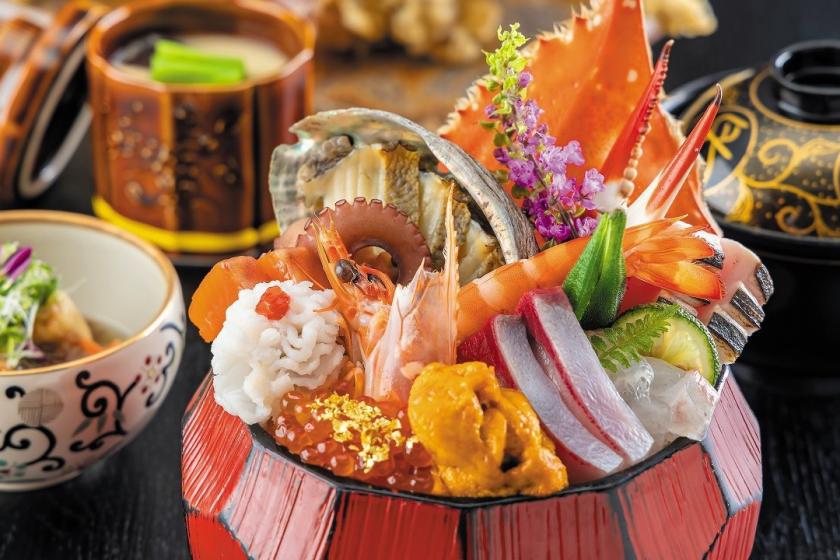 [Luxurious seafood] Great impact! Sea jewel box filled with Seto Inland fish/Evening and breakfast