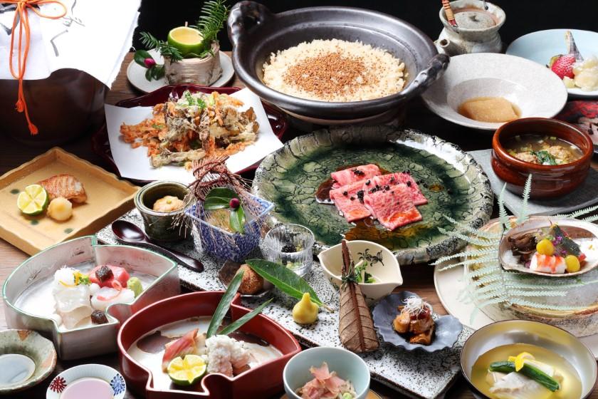 [Relaxing solo trip] Reward yourself: 1 night and 2 meals plan/Japanese food Late time 20:30