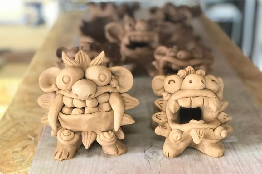 [Experience plan] Make your own guardian deity "Original Shisa" in a workshop overlooking the sea <Late check-out 1:00 PM>/Breakfast included
