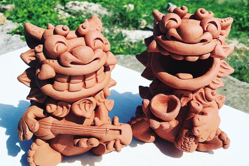 [Experience plan] Make your own guardian deity "Original Shisa" in a workshop overlooking the sea <Late check-out 1:00 PM>/Breakfast included